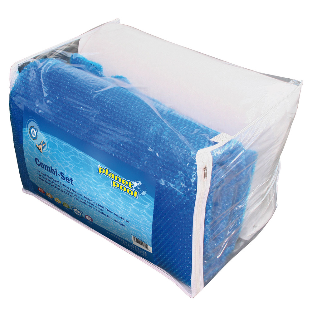 Bottenskydd/termofolie Planet Pool Combi Set Ø 244 cm