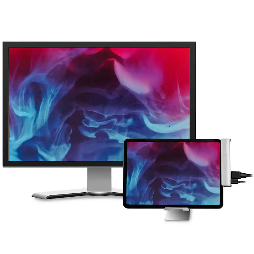 USB-dockningsstation LogiLink iPad 7-port USB3.2 Alu