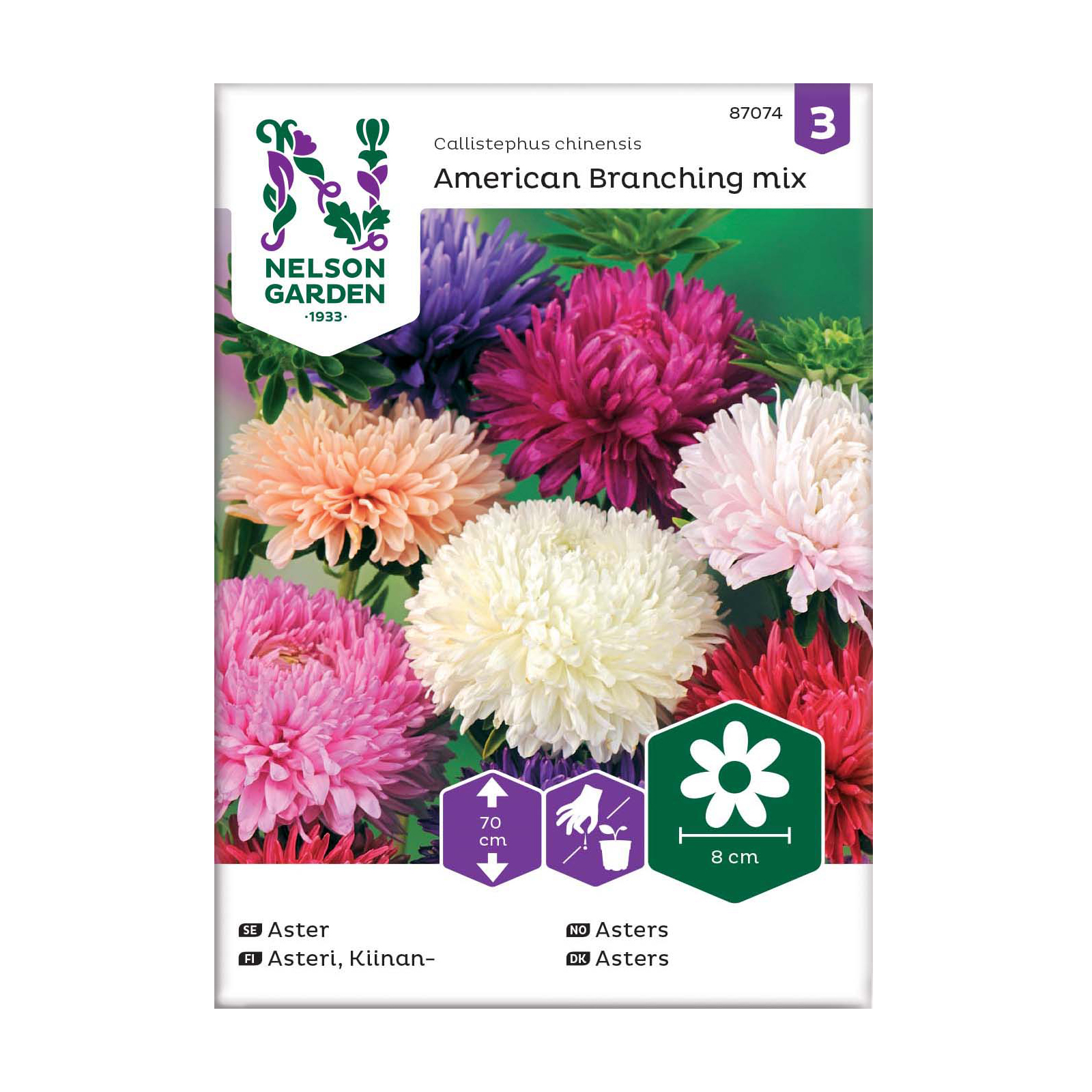 Frö Buskaster Nelson Garden Amerikansk