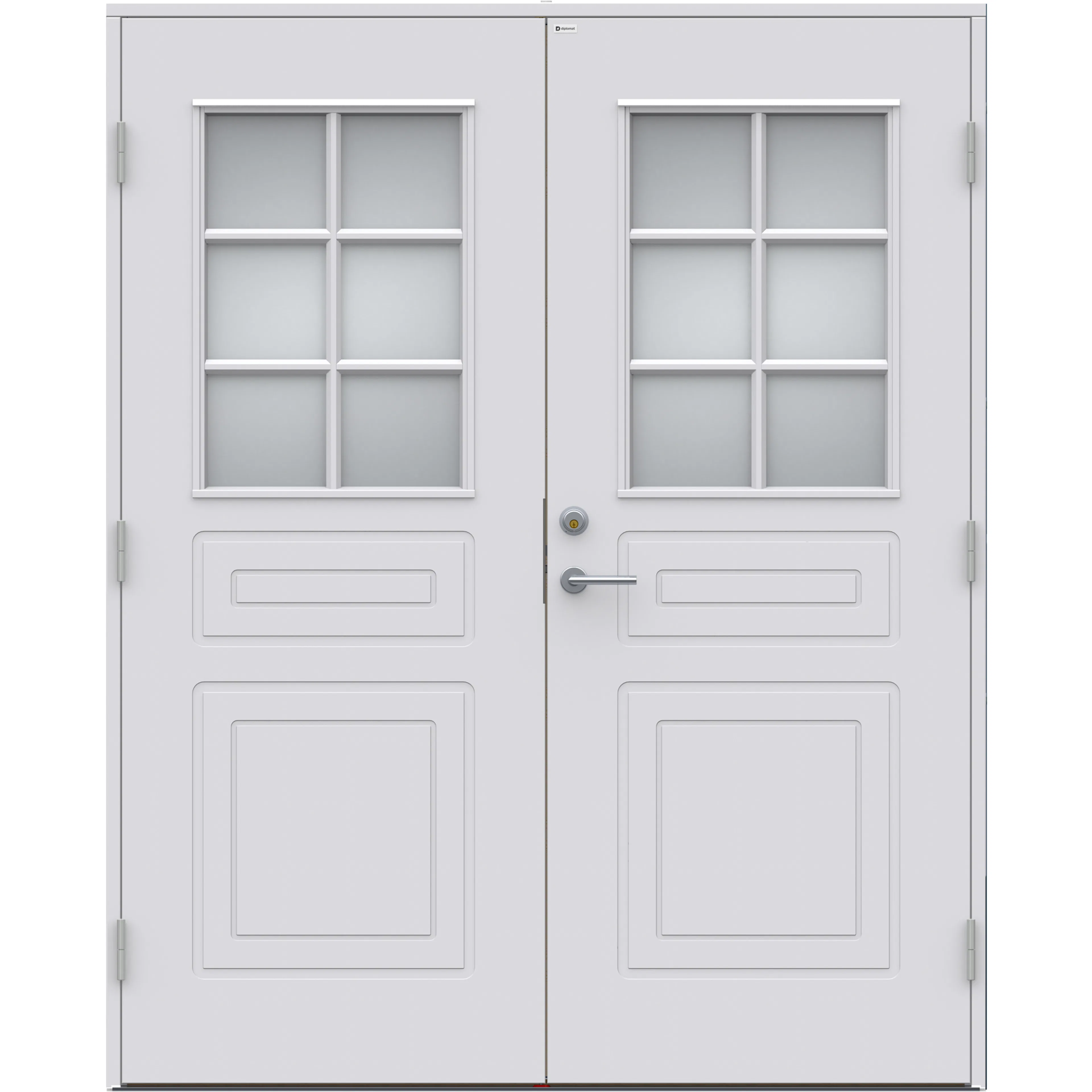 Parytterdörr Astrid Glas 15x20, S 0500-N BxH: 150x200 cm, Klarvit
