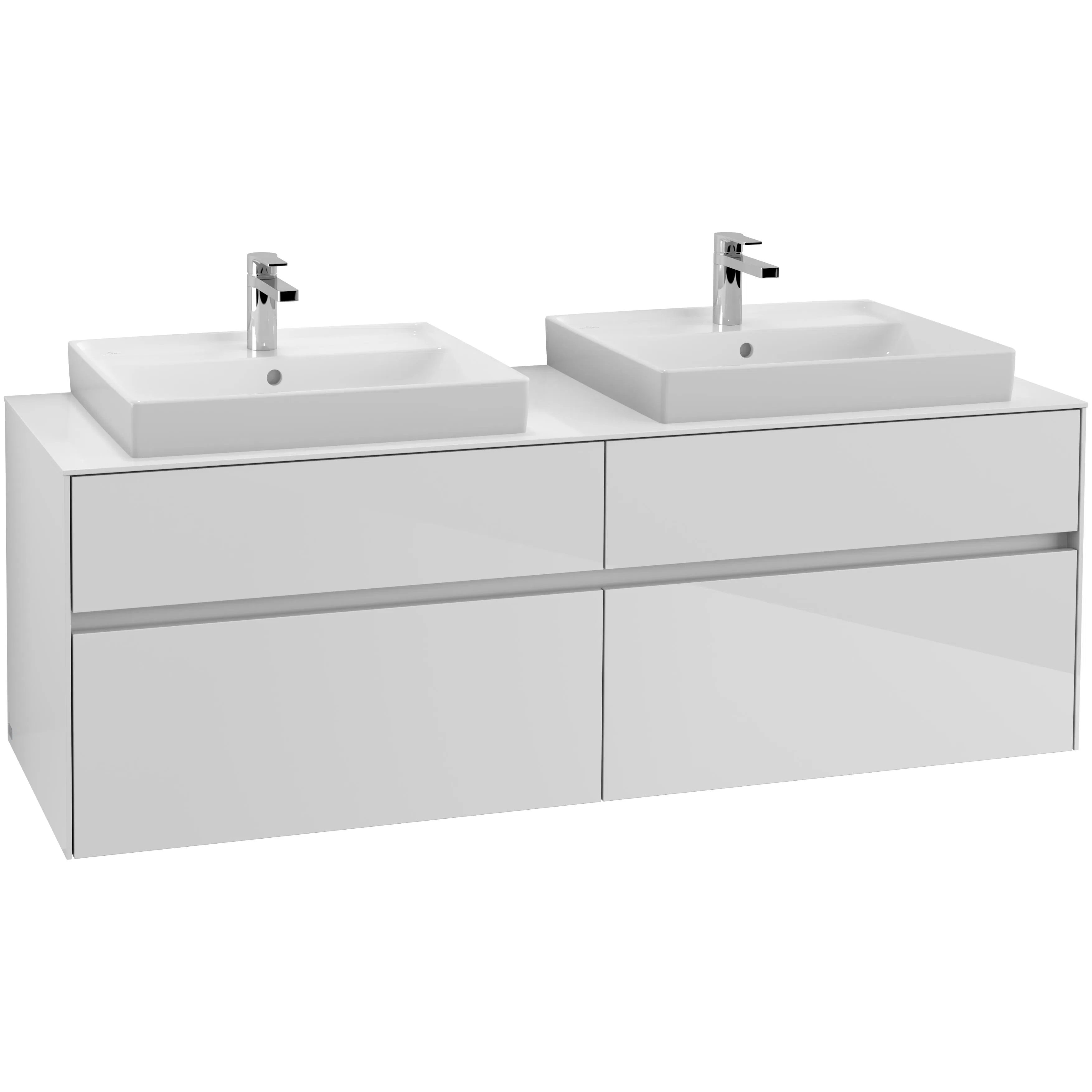 Tvättställsskåp Villeroy & Boch Collaro 160 cm med 4 Lådor för Ovanpåliggande Tvättställ