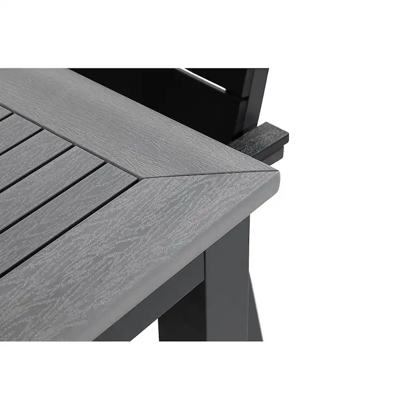 Matgrupp Comfort Garden Monaco 152-210 med 4 Stapelstolar Tunis