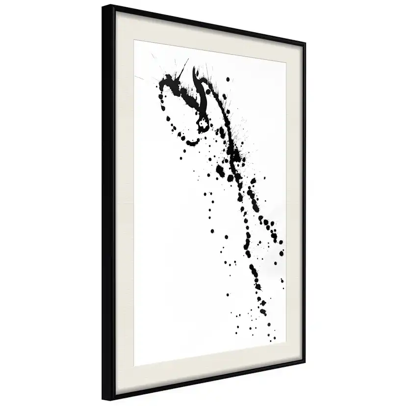 Poster Artgeist Affisch Black Splash