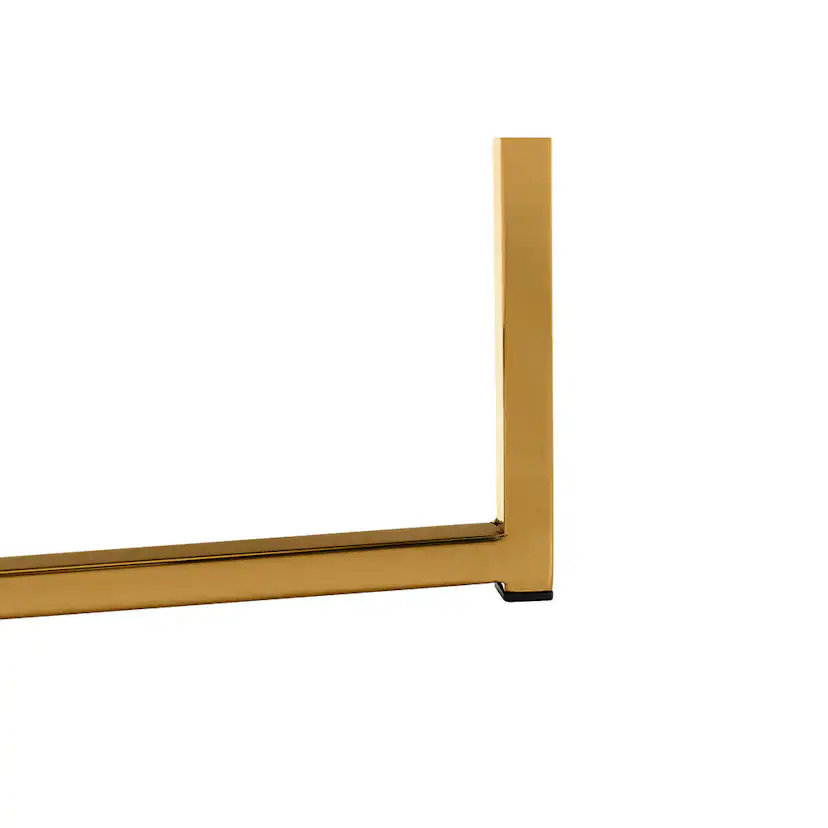 Nelly Soffbord 80x80 cm Vit/Gul