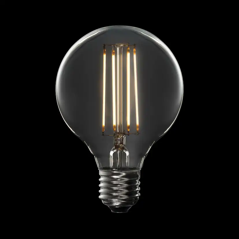 Glödlampa Gnosjö Konstsmide LED E27 80 mm Klot 4W 2200K 230V