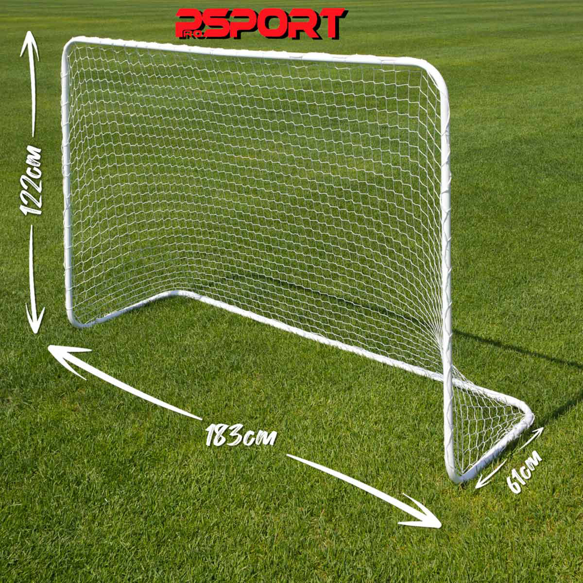 Fotbollsmål Prosport Basic 2-pack 183 x 122 cm