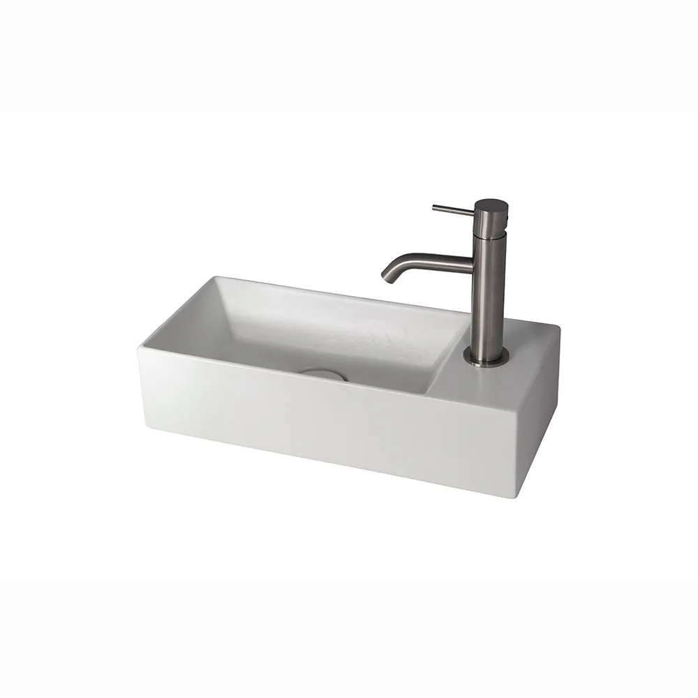 Tvättställ Salina bänk/vägg 450x200 450x200 mm, Vit