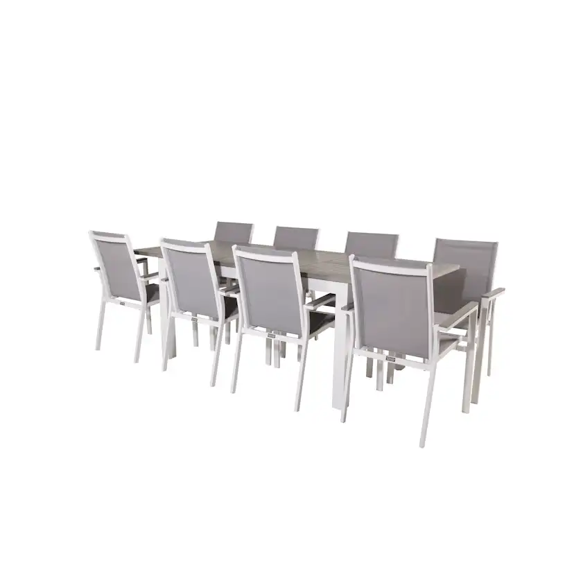 Matgrupp Venture Home Aleyna 160/240 med 8 Pincy Stolar
