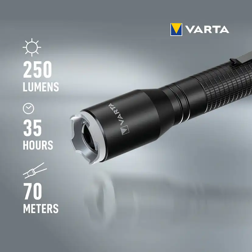 Ficklampa Varta Aluminium Light F20 Pro 250 lm
