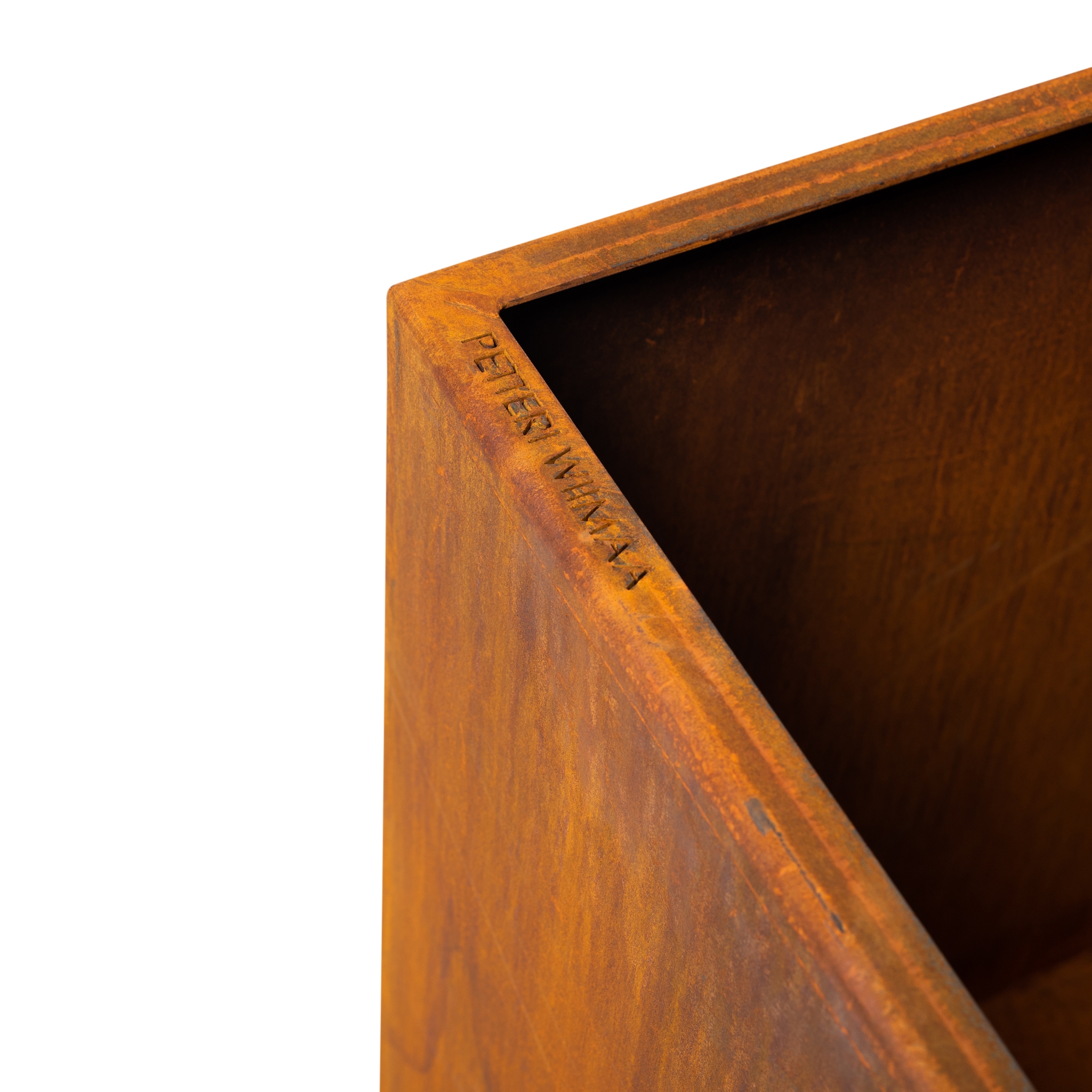 Ytterkruka GrillSymbol Lilly i Cortenstål, 110x37cm, 67cm Höjd, Utomhuskruka