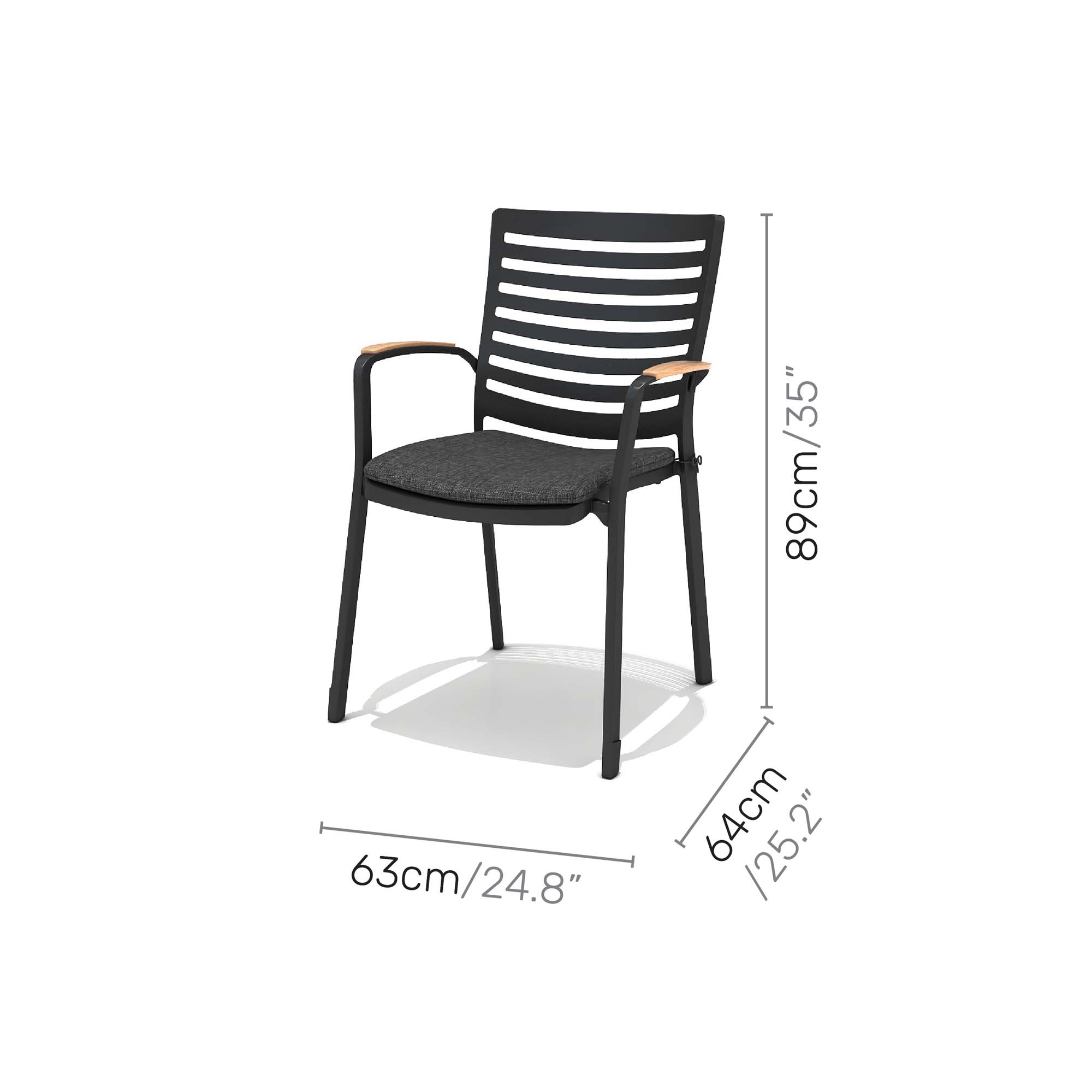 Trädgårdsfåtölj LifestyleGarden Portals carver 4-pack