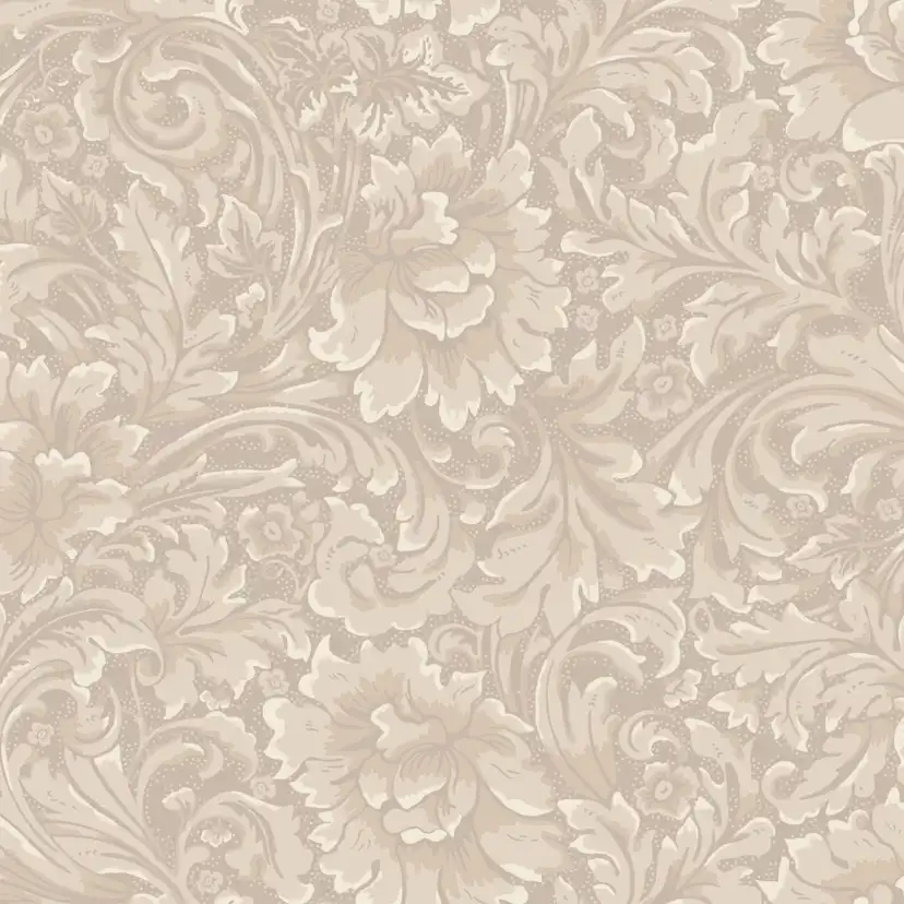 Tapet Duro Flora Idun Puderrosa 535-02 QuickUp, Mönstrad Rosa