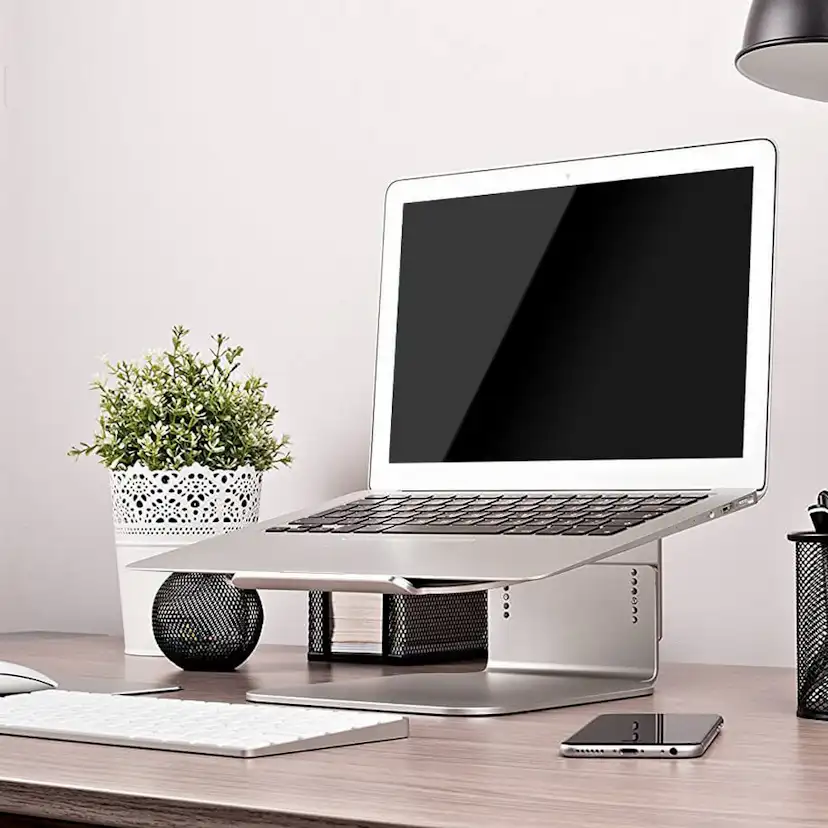 Laptopställ Desire2 Riser Elavator Justerbar Universal Silver