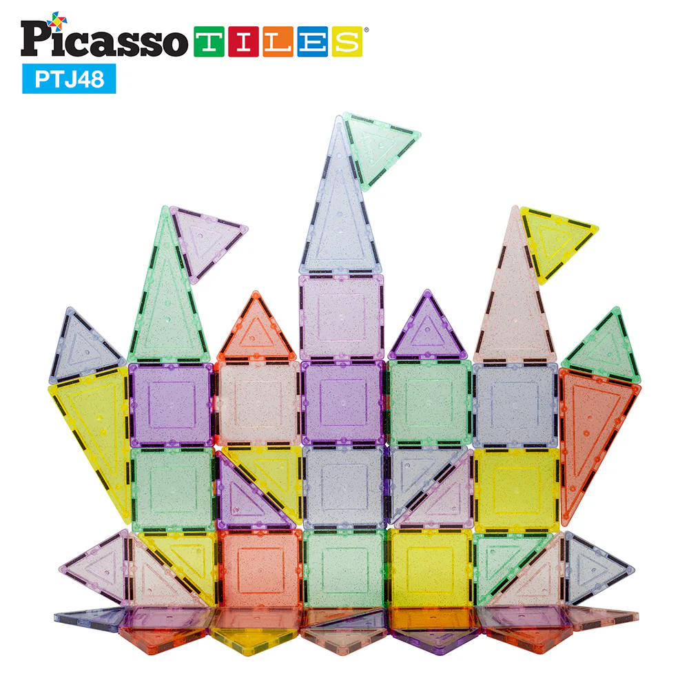 Magnetplattor Picasso Tiles 48 bitar