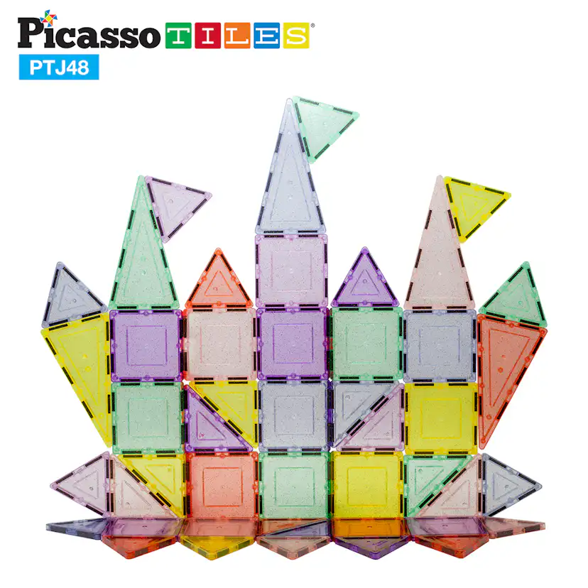 Magnetplattor Picasso Tiles 48 bitar