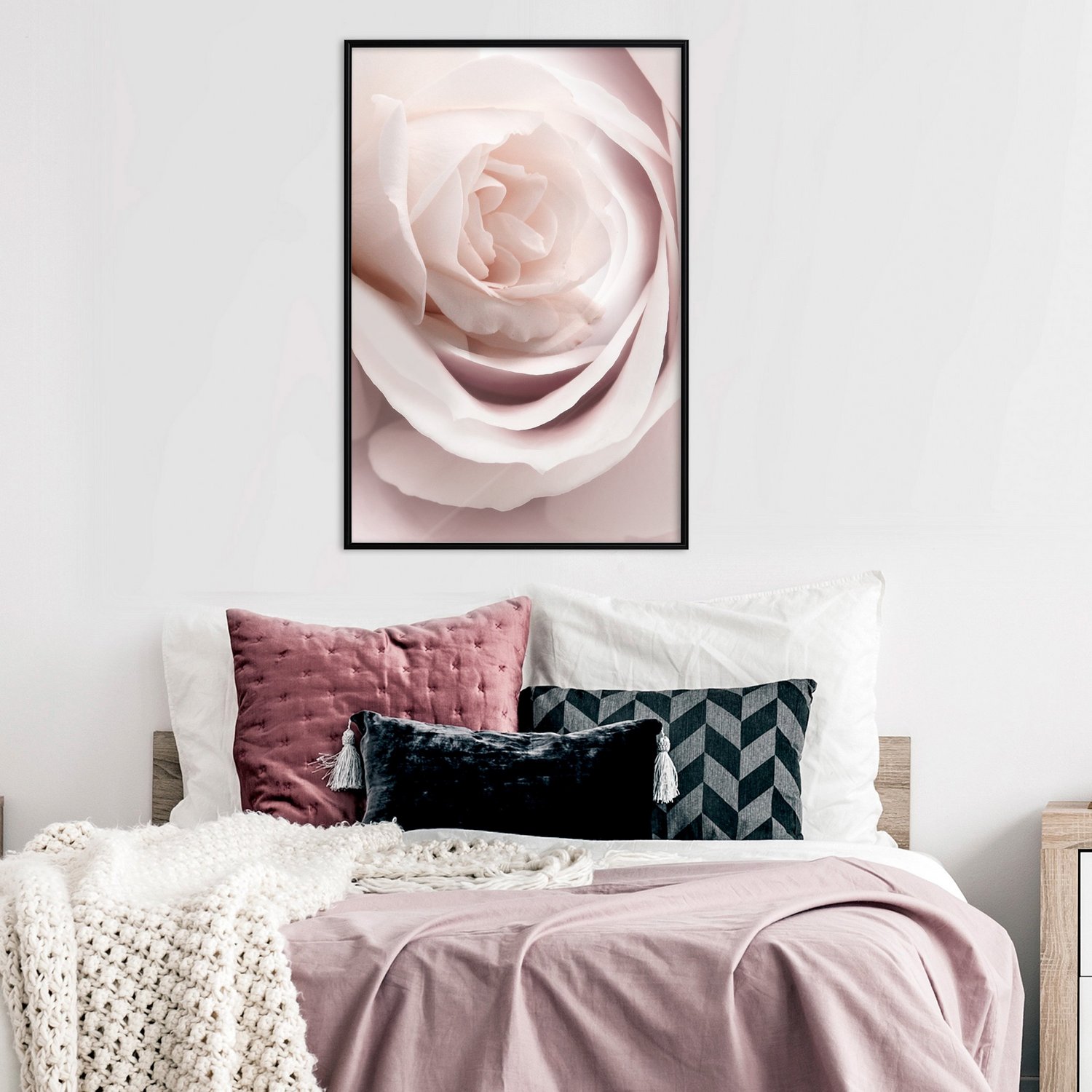 Poster Artgeist Affisch Porcelain Rose