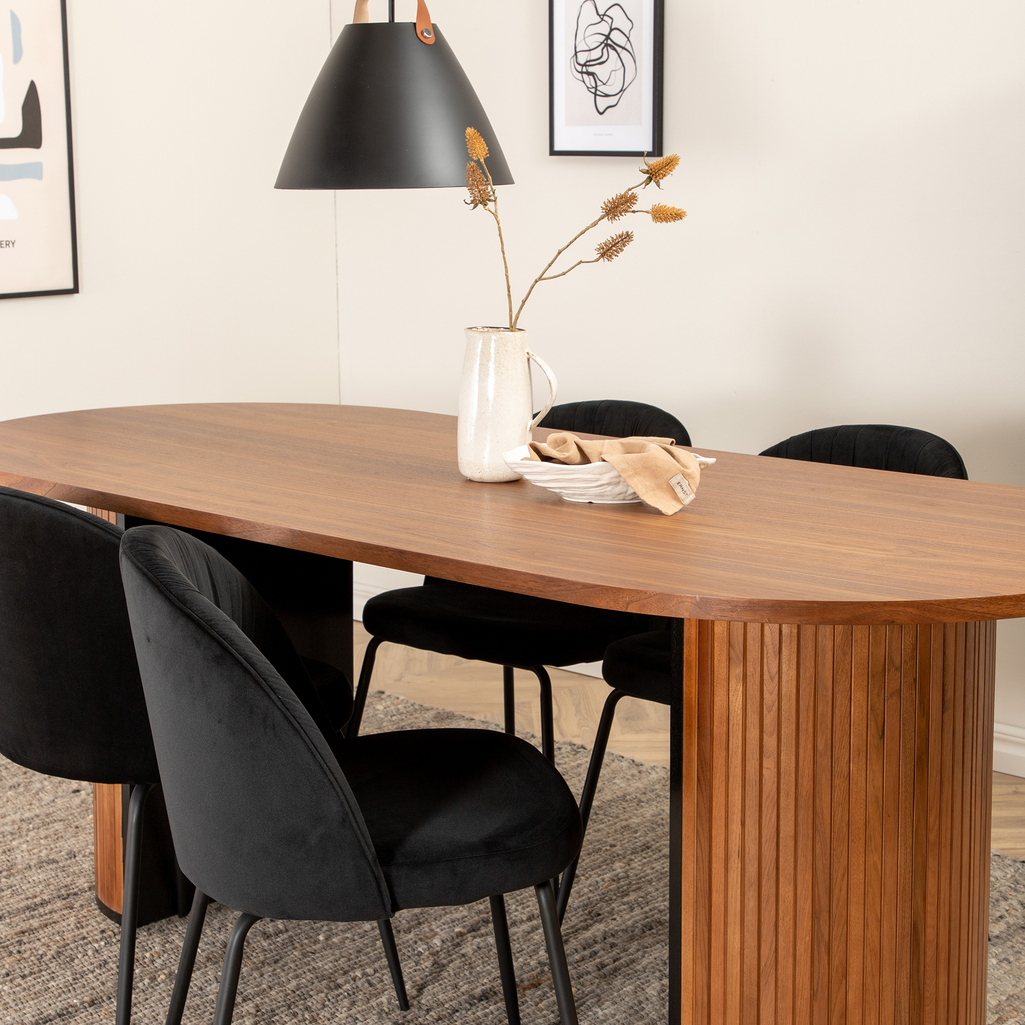 Matgrupp Venture Home Bianca med 4 Wrigley Stolar