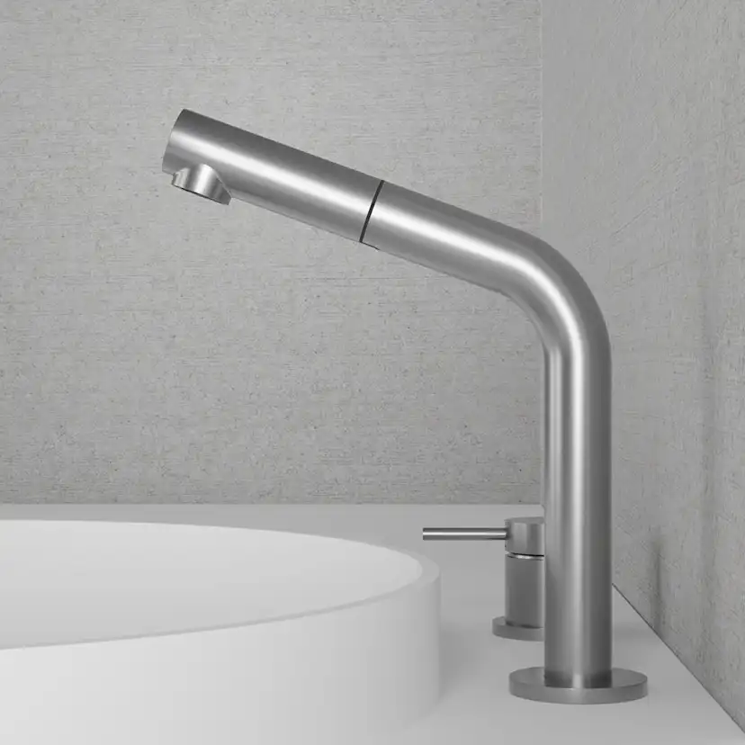 Tvättställsblandare Scandtap Steel Harmonized B2P