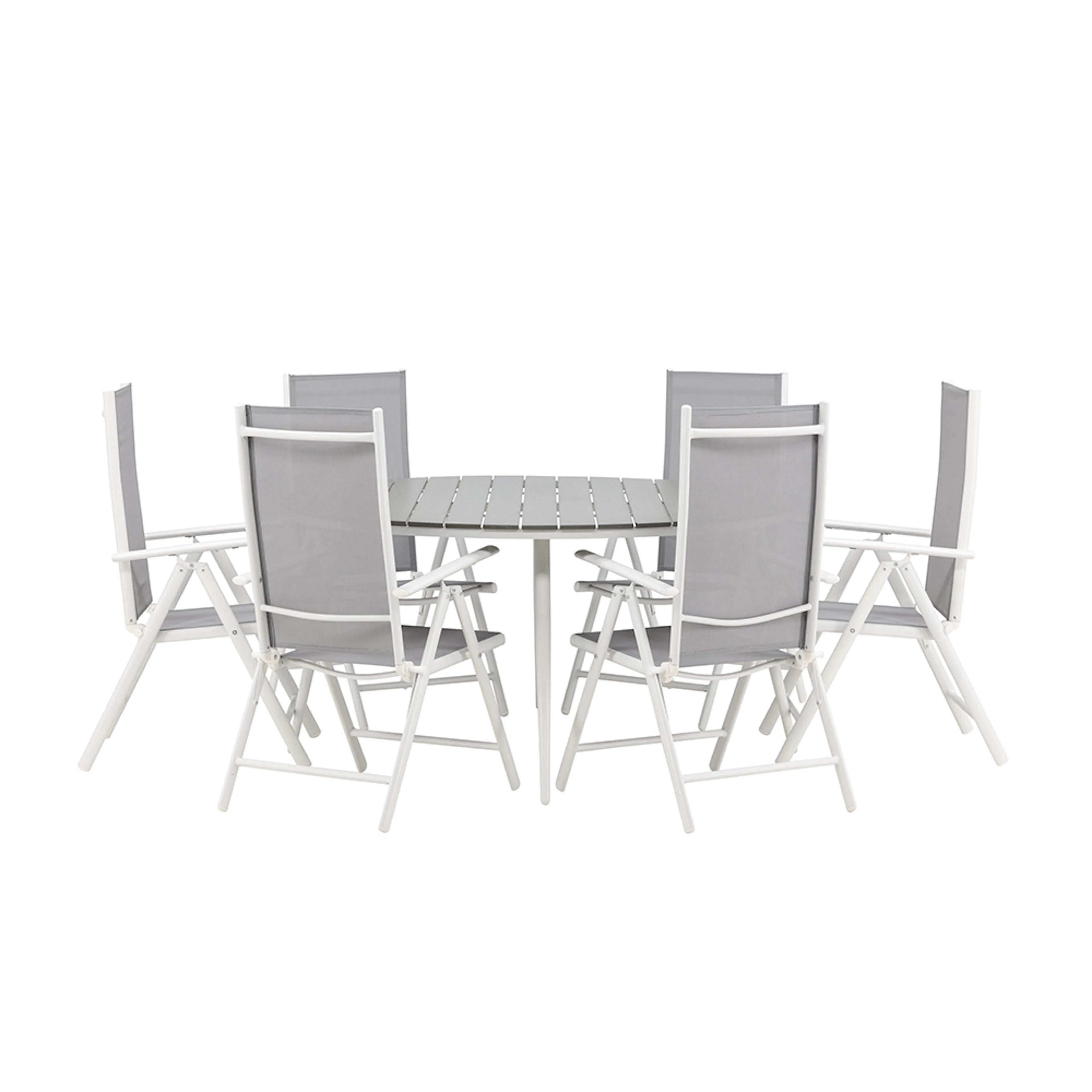 Matgrupp Venture Home Break Ø150 cm med 6 Break Stolar