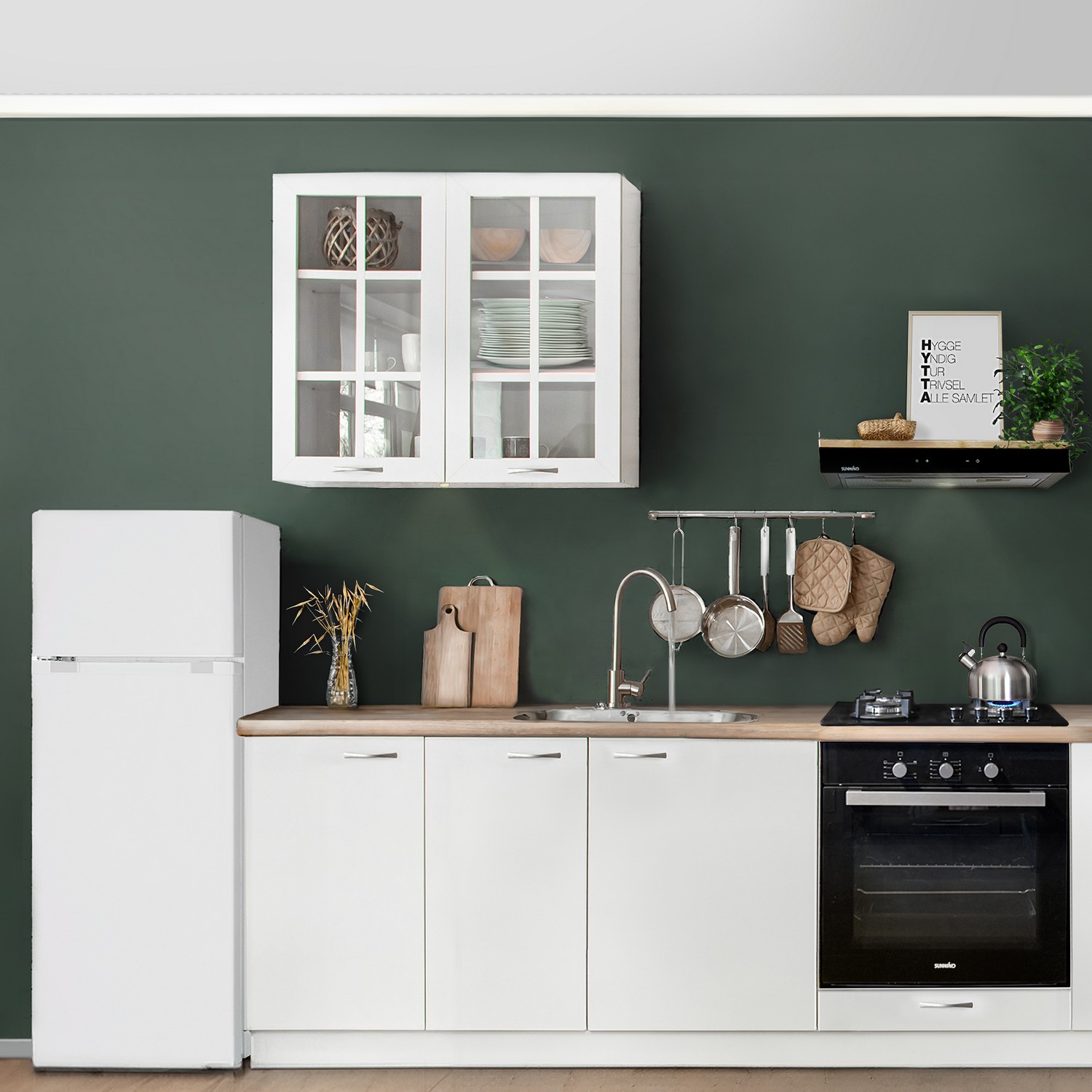 Fristående Kylskåp Sunwind Nova 222 L 12/24V Kompressordrivet