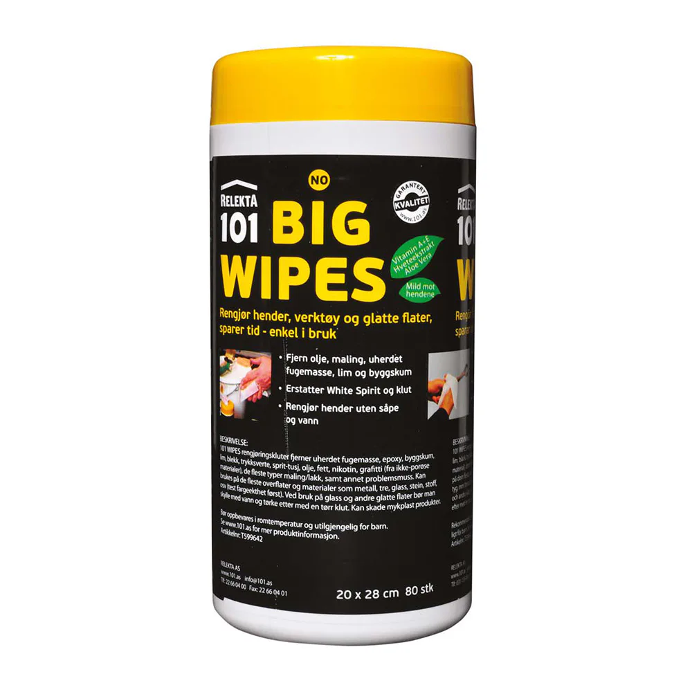 Rengöringsduk Relekta 101 Wipes 101 BIG 80/BRK