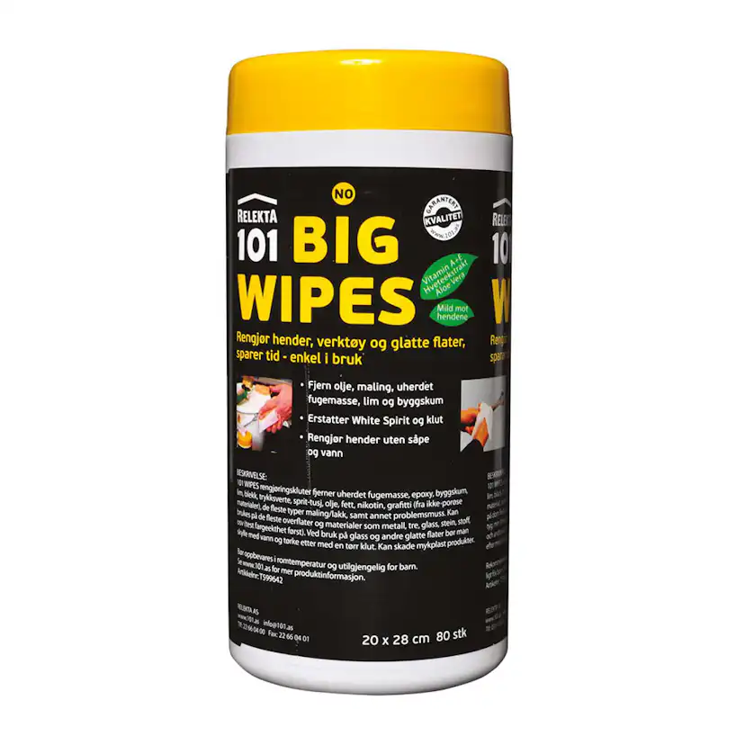 Rengöringsduk Relekta 101 Wipes 101 BIG 80/BRK