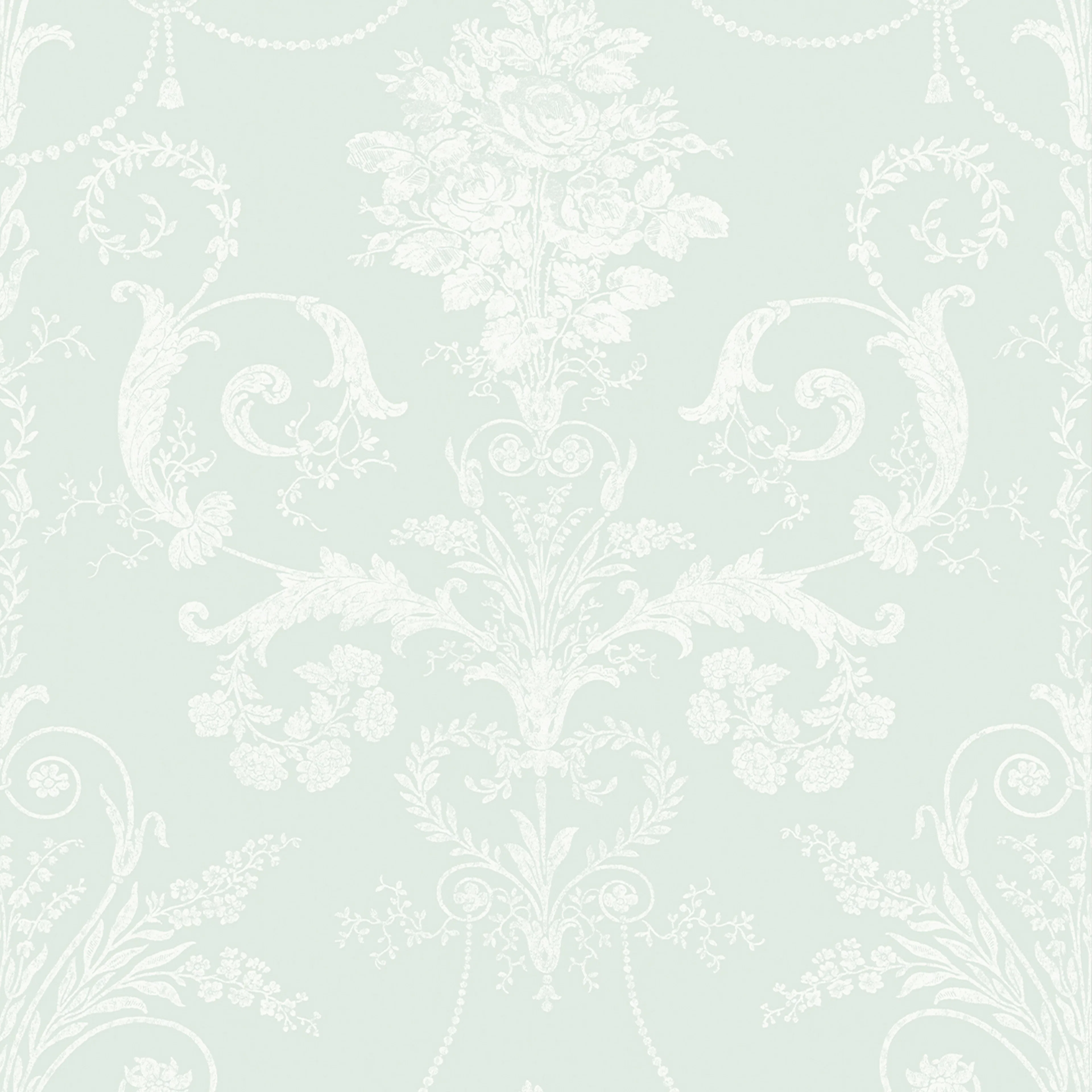 Tapet Laura Ashley Josette Enteneier Blå
