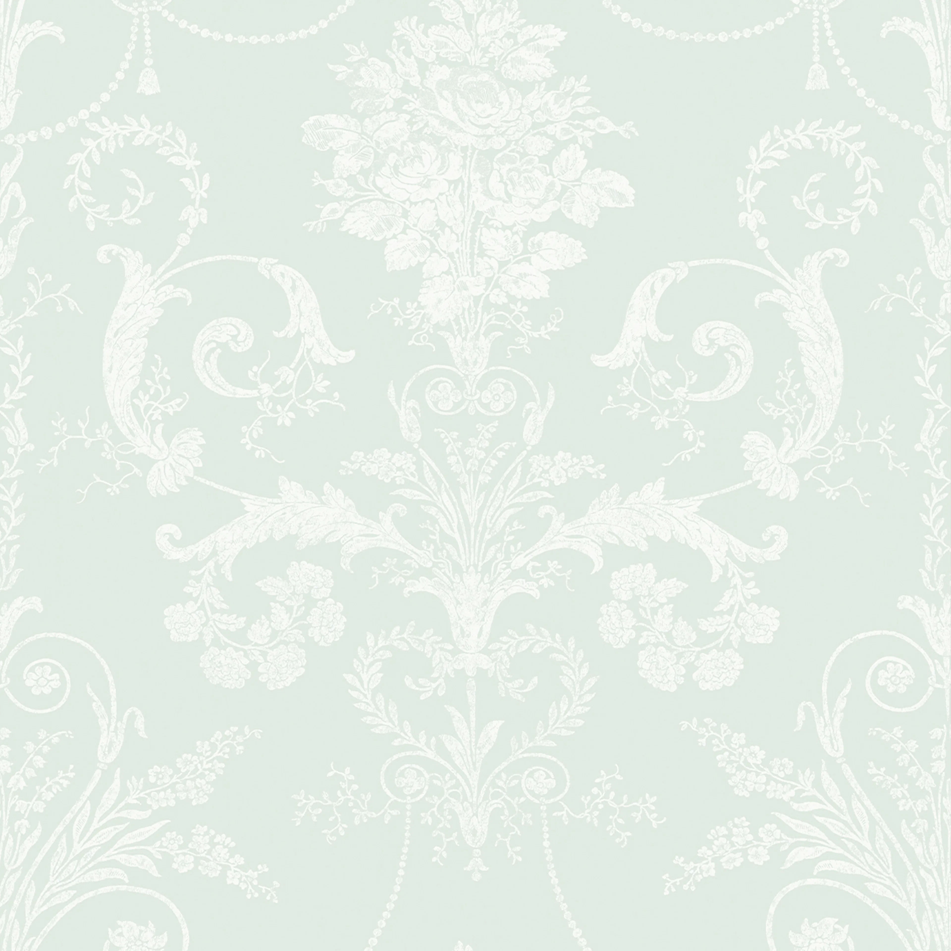 Tapet Laura Ashley Josette Enteneier Blå