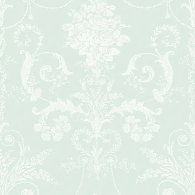 Tapet Laura Ashley Josette Enteneier Blå