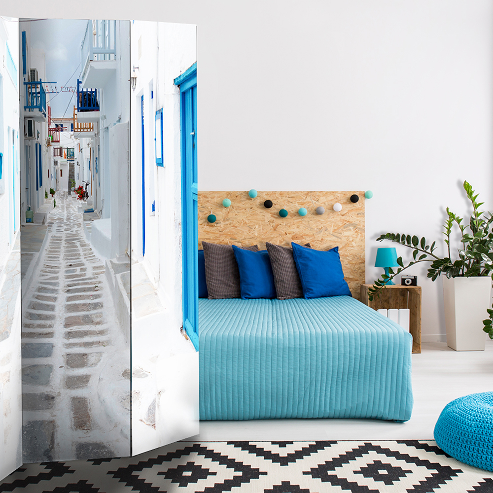 Rumsavdelare Skärmvägg Arkiio Greek Dream Island 135x172 cm