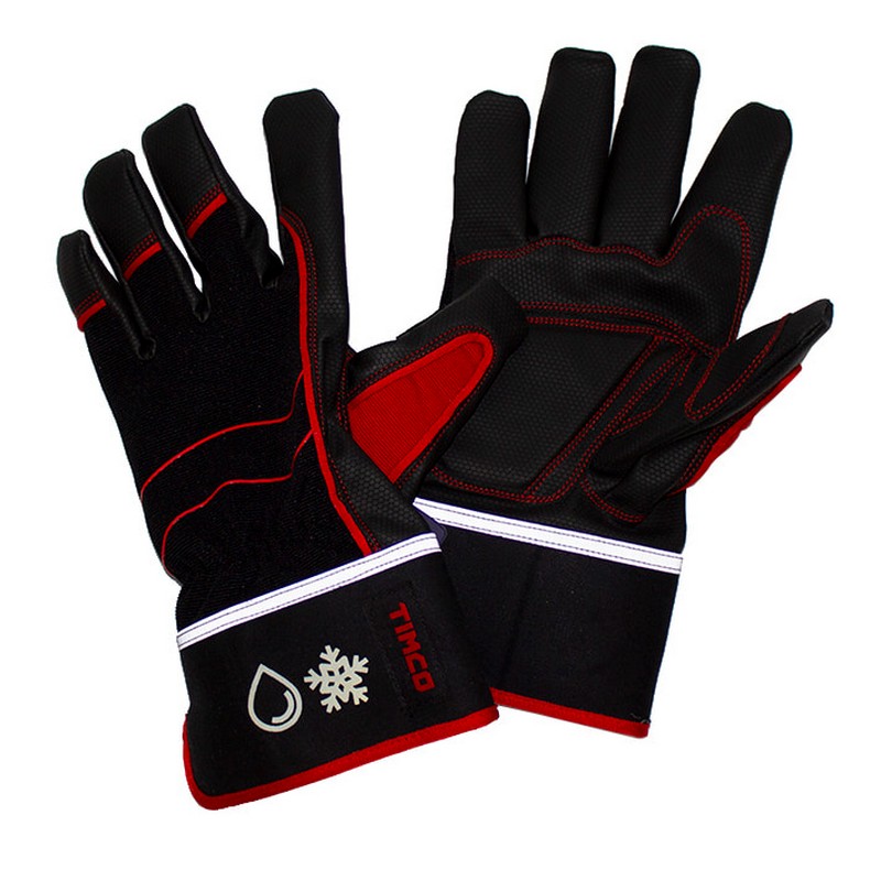 Arbetshandskar Timco W190 Vinter Vattentät Stl 45546