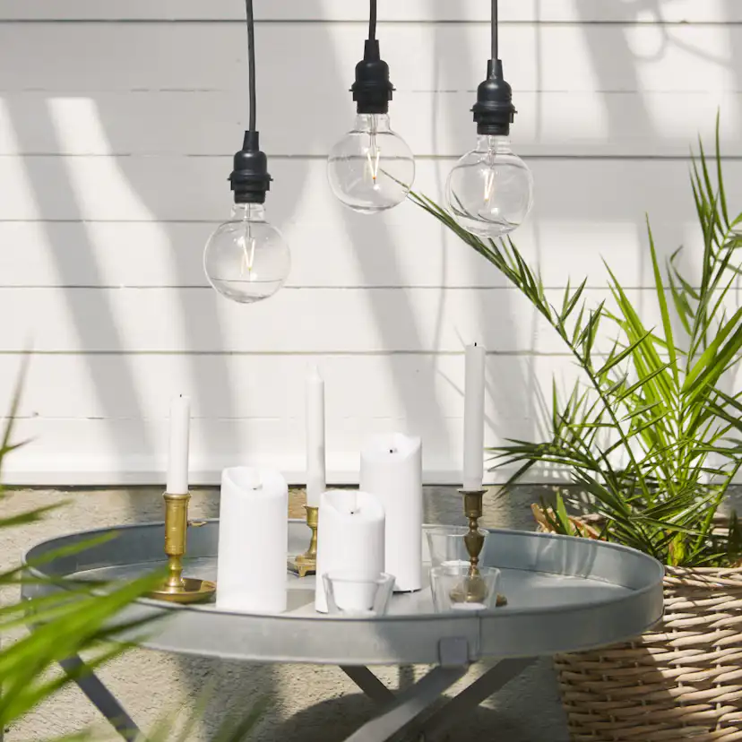 Blockljus Star Trading Flamme LED