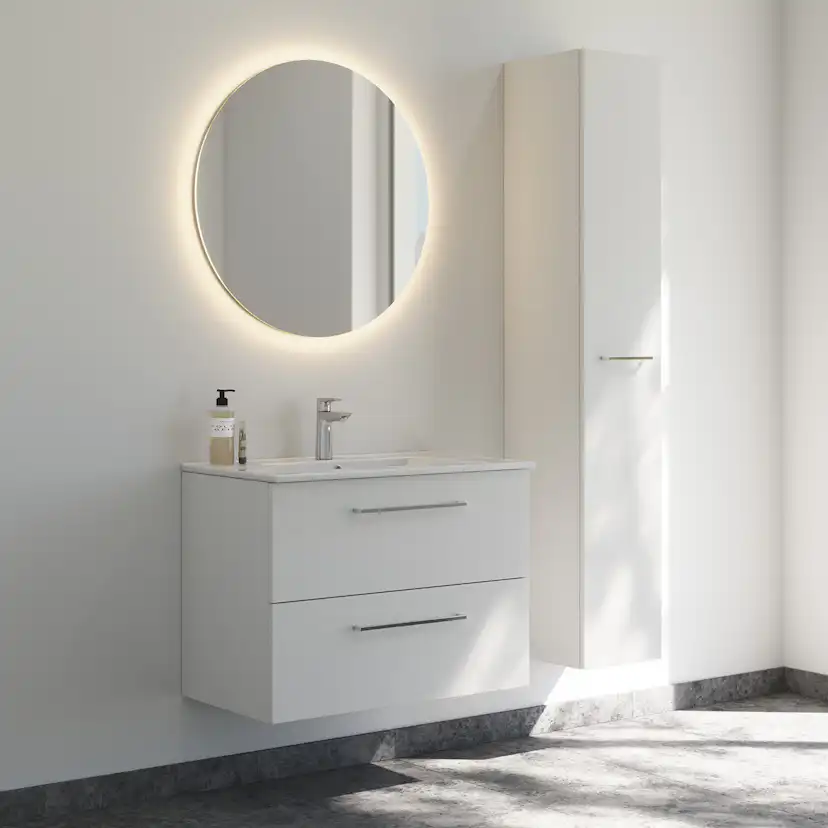 Spegel Corona m/ljus ø60cm Ø600 mm
