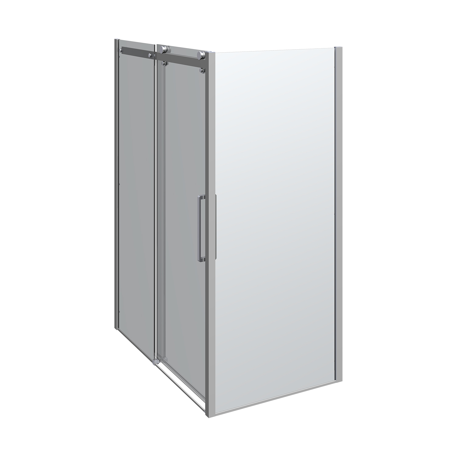 Deluxe skjutdörr med 1 fast vägg, vändbar, 140x90 cm 1400x900 mm