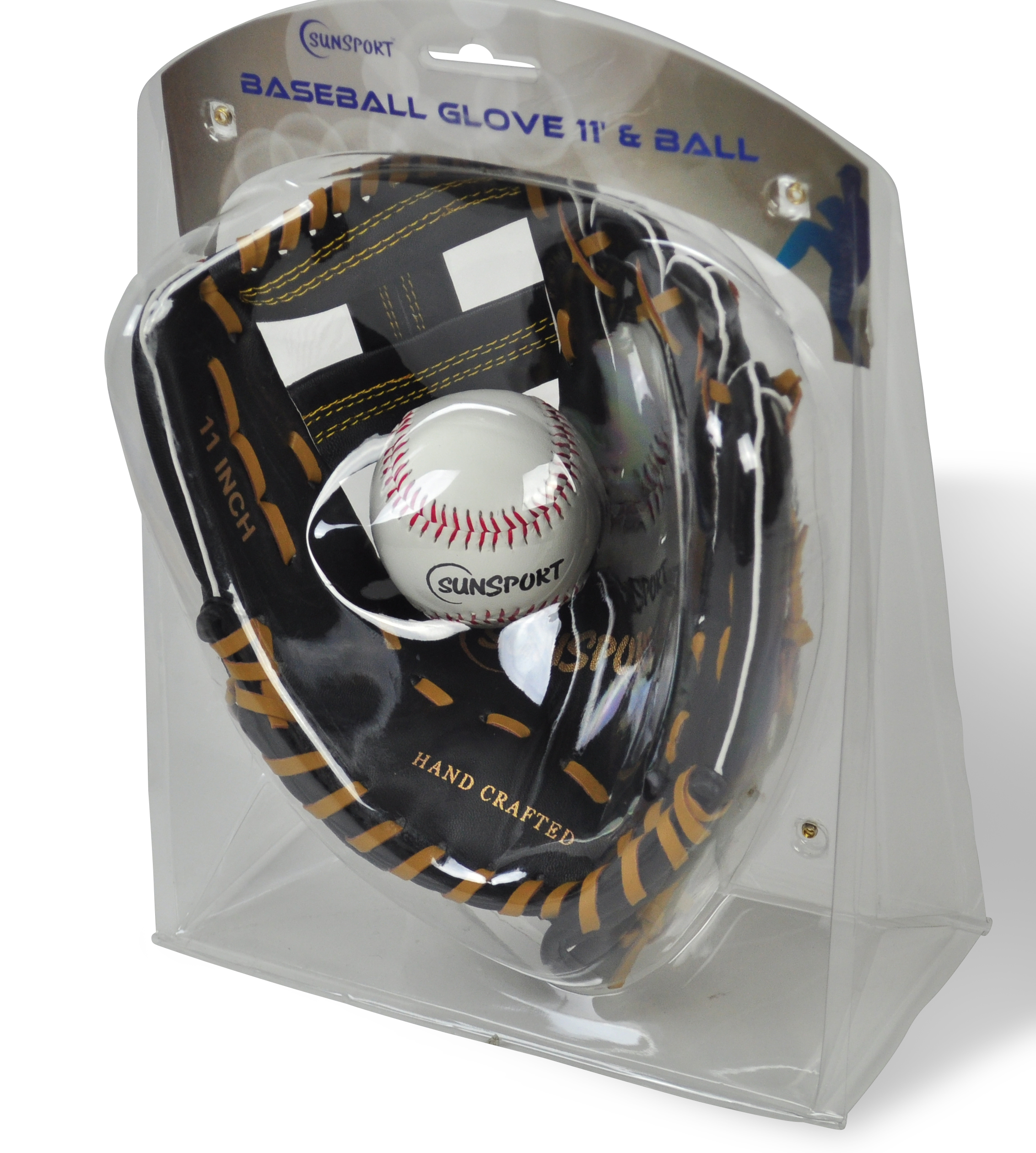 Baseboll Sunsport Handske och Boll