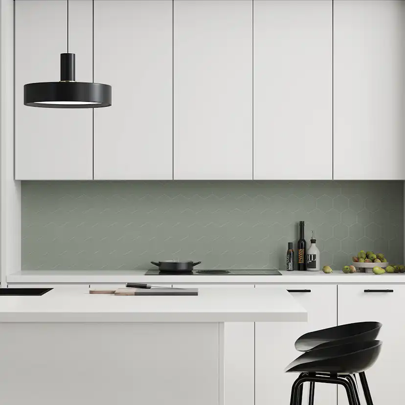 Stänkskyddsskiva Fibo 5206-KM71 EM Olivegreen 11x620x580 mm