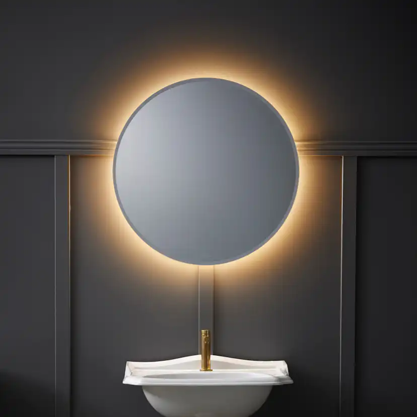 Badrumsspegel Miller Badrum Ambient DIM Classic Rund
