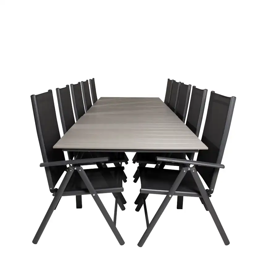 Matgrupp Venture Home Lova 224/324 med 10 Bront Stolar