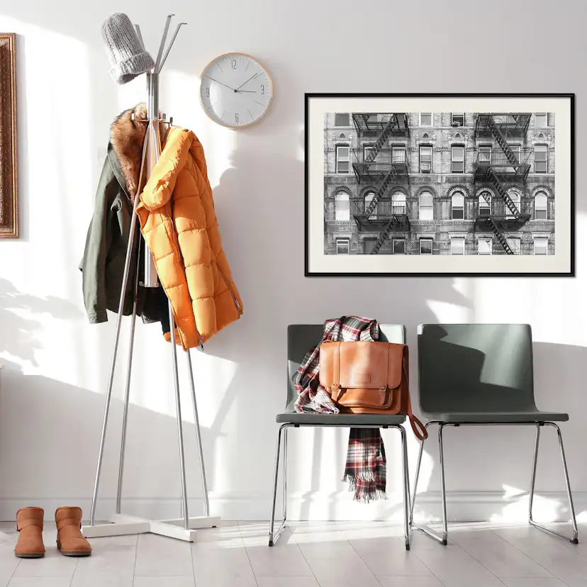 Poster Artgeist Affisch Brick Apartment