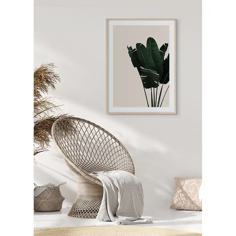 Poster Gallerix Banana Leaves Natural