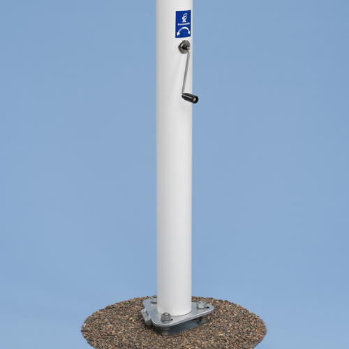 Flaggstång Formenta ISS med Vev och Lås