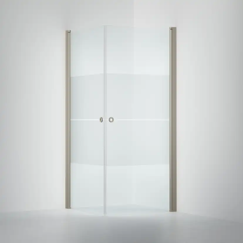 Duschvägg Linc Angel 800x800 mm, Strimma, Stone