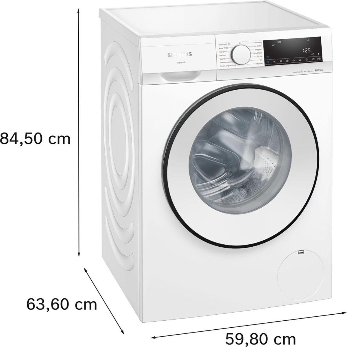 Tvättmaskin Siemens WG46G2ZLDN iQ500 9 kg