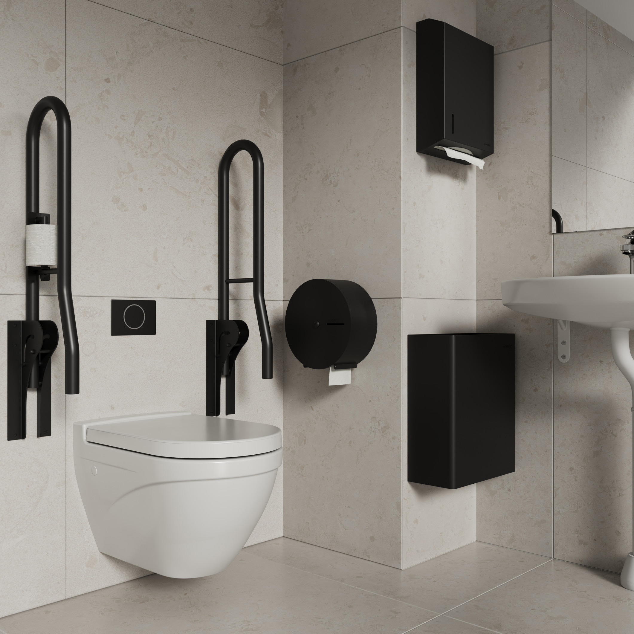 Sanitetsbehållare Beslag Design Stay
