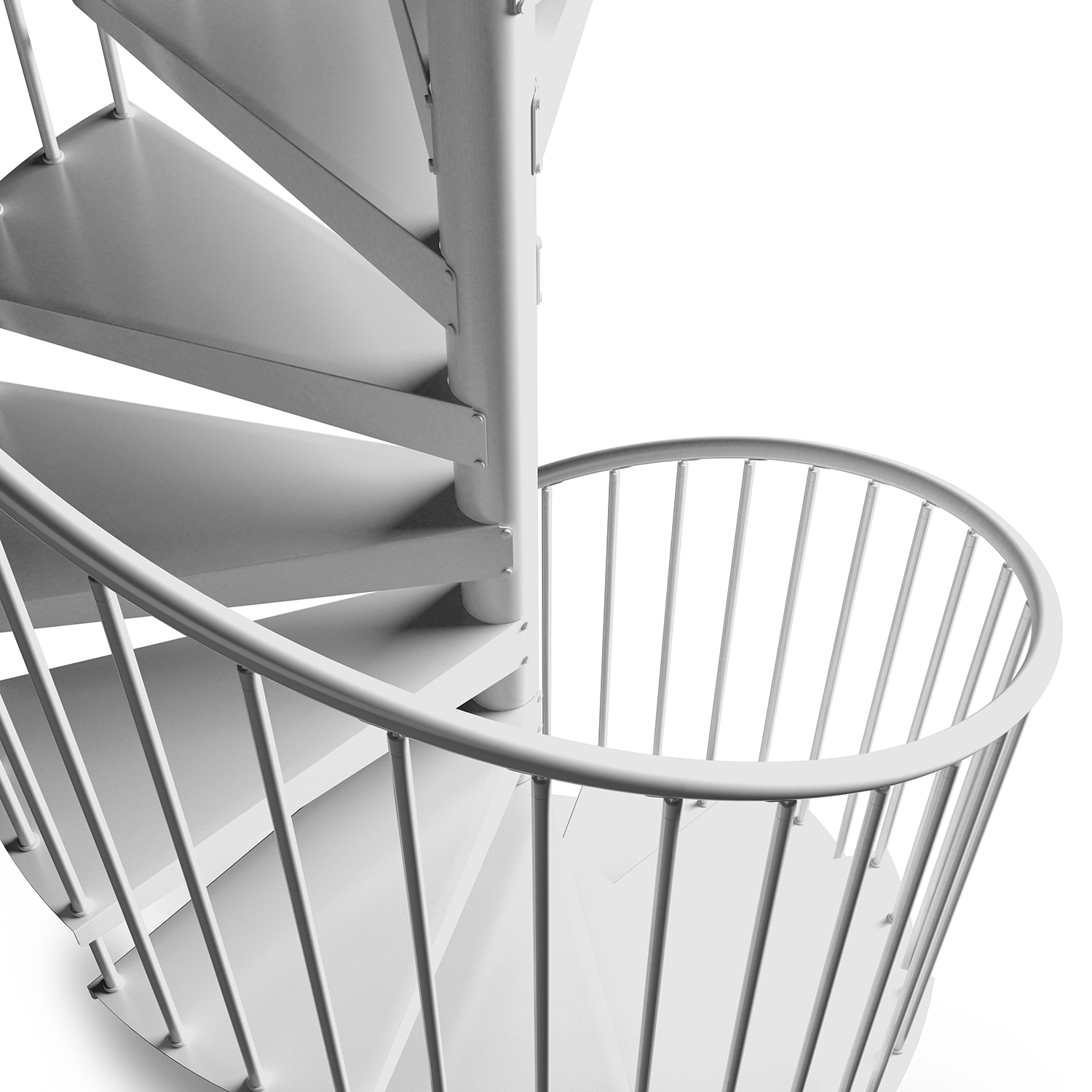 Spiraltrappa Drömtrappor by D'Opera Pure Steel F20 Ø1300 mm
