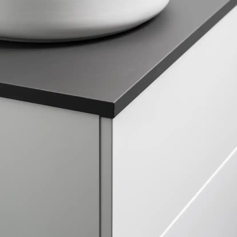 BÄNKSKIVA ON TOP 1000 ANTRACIT BxD: 1010x462 mm, Antracitgrå