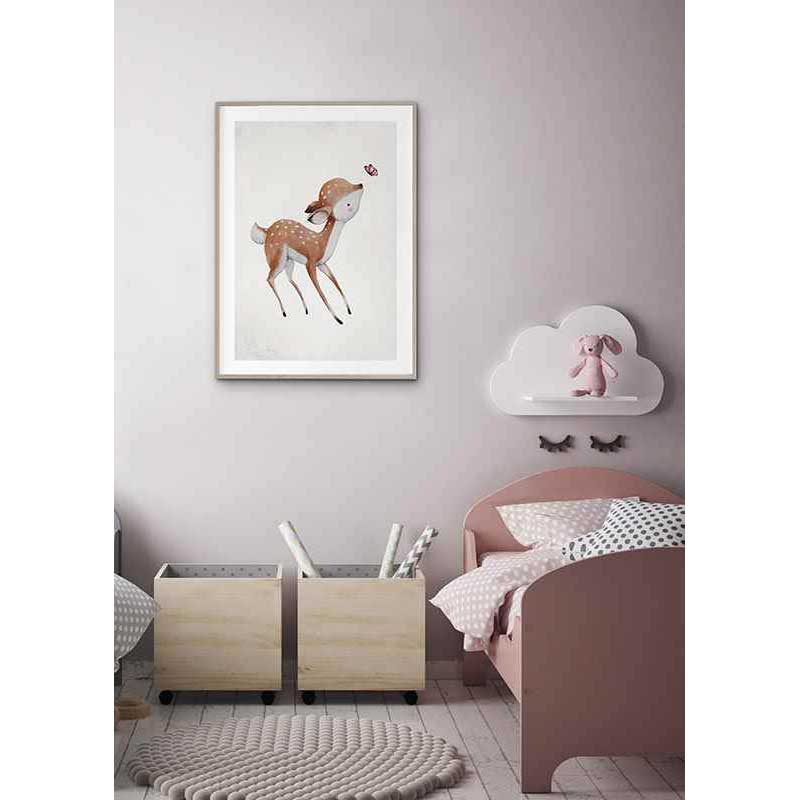 Poster Gallerix Watercolor Deer