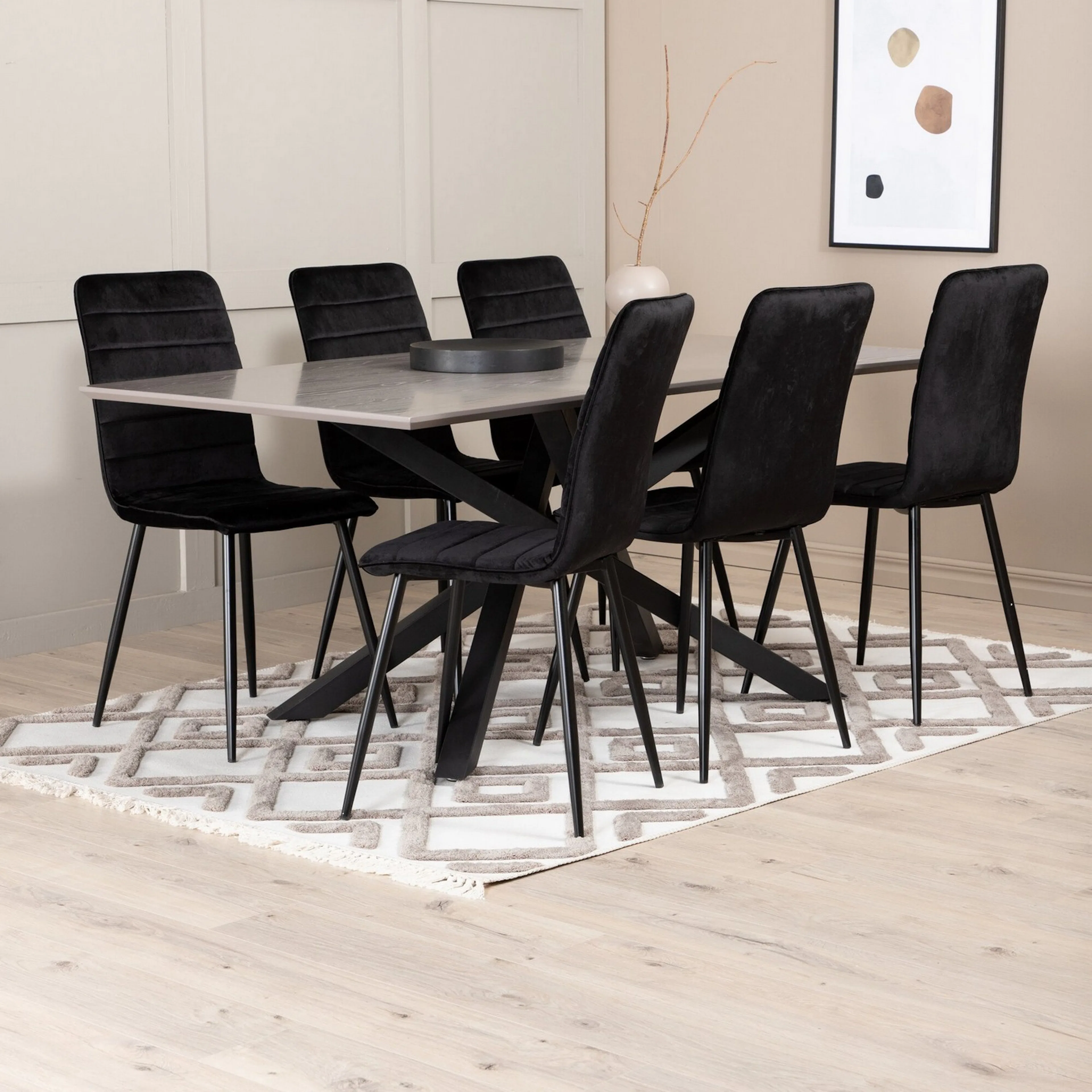 Matgrupp Venture Home Piata med 6 Walerina Stolar