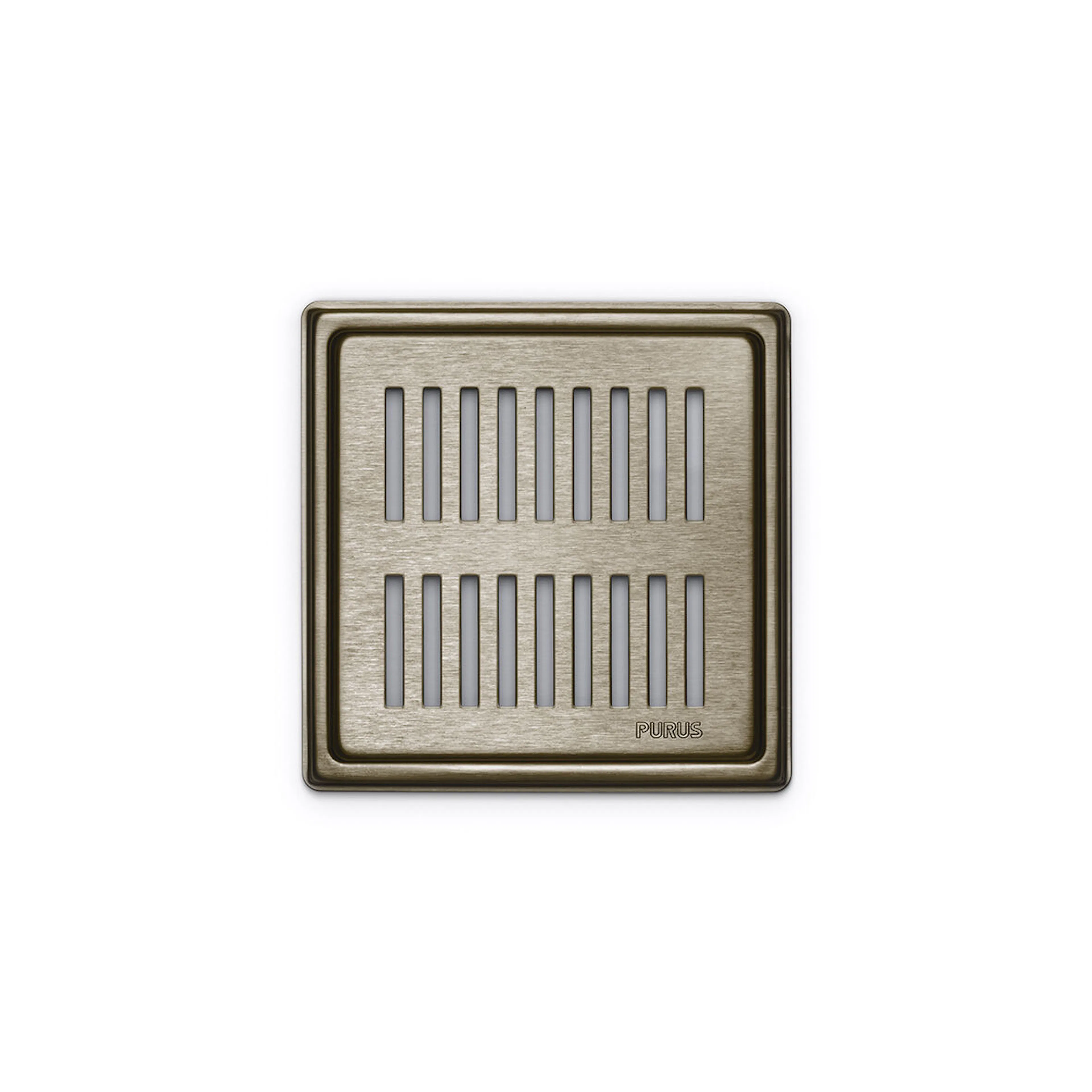 KLINKERRAM RIB BRONS 155X155 PURUS SQUARE Färg: Brons