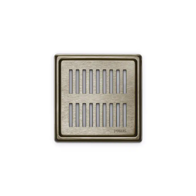 KLINKERRAM RIB BRONS 155X155 PURUS SQUARE Färg: Brons